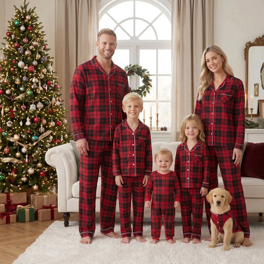 Pijamas de Navidad a Juego para Toda la Familia y tu Perro