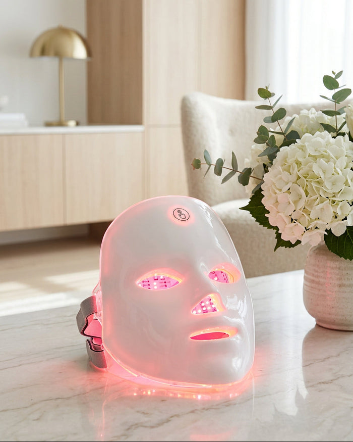 Mascarilla Facial LED Recargable para Cuidarte en Casa