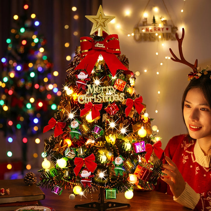 Árbol de Navidad de Mesa con Luces (50 y 60 cm)