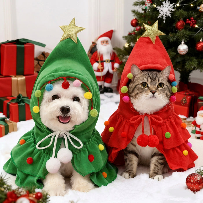 Sudadera Navideña con Capucha para Perros