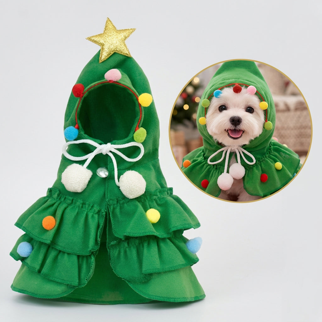 Sudadera Navideña con Capucha para Perros
